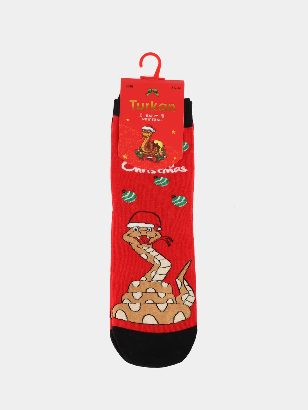 Коралловый носки новогодние