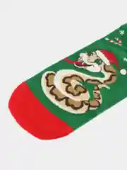 Лайм носки новогодние