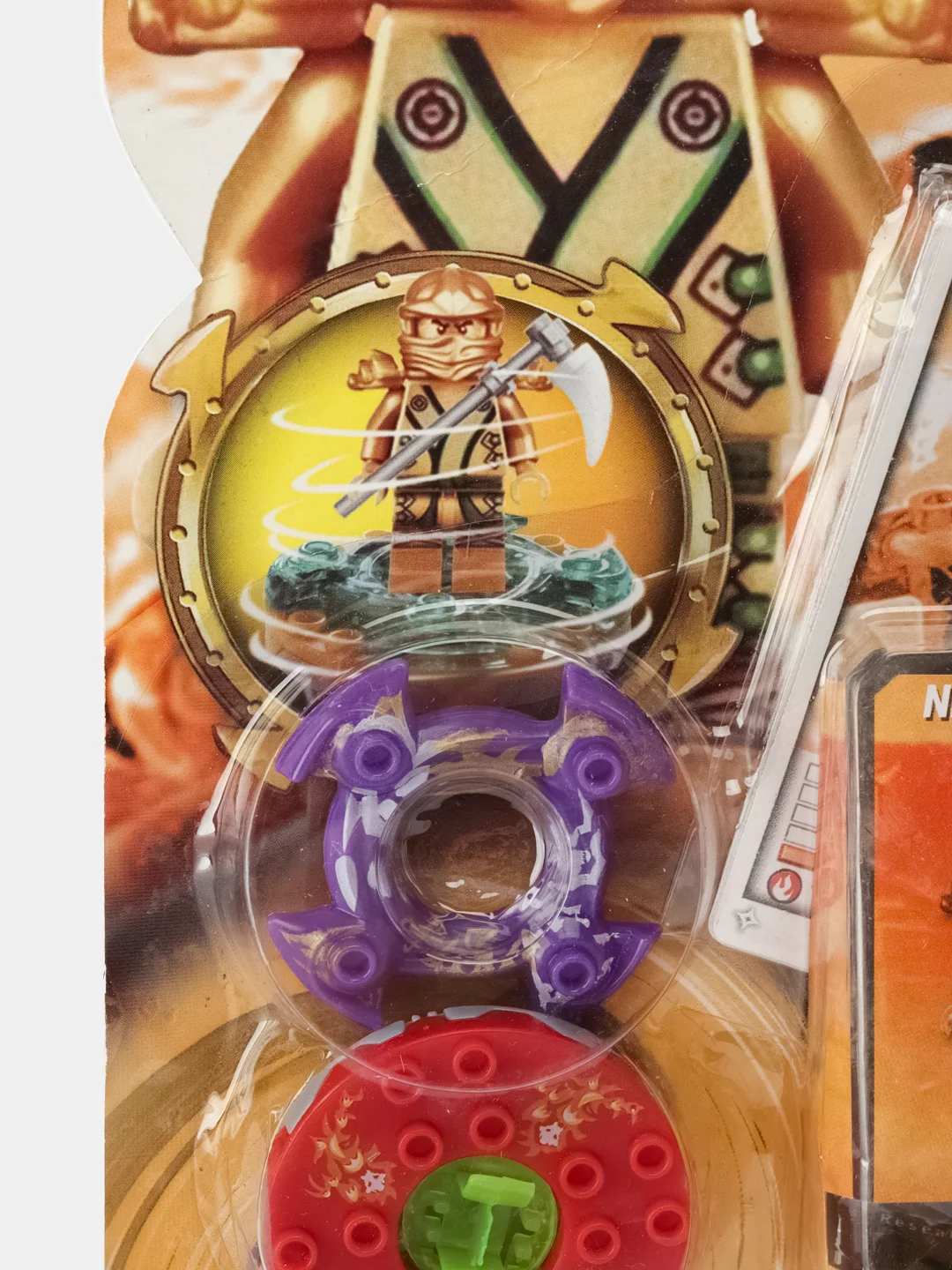 Желтый коллекция ниндзяги "NinjaGo" в асс. собери свою армию 8 видов/цветов