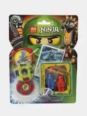 Синий коллекция ниндзяги "NinjaGo" в асс. собери свою армию 8 видов/цветов