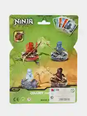 Синий коллекция ниндзяги "NinjaGo" в асс. собери свою армию 8 видов/цветов