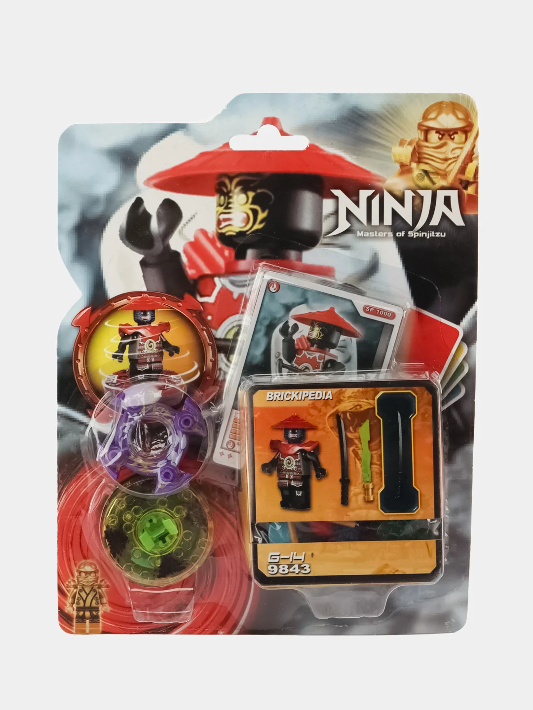 Черный коллекция ниндзяги "NinjaGo" в асс. собери свою армию 8 видов/цветов