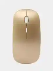 Золотой компьютерная мышь оптическая, беспроводная, бесшумная, RGB-подсветка, 1200-1600 DPI