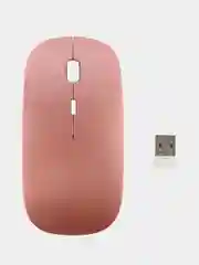 Пудровый компьютерная мышь оптическая, беспроводная, бесшумная, RGB-подсветка, 1200-1600 DPI