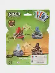 Бордовый коллекция ниндзяги "NinjaGo" в асс. собери свою армию 8 видов/цветов