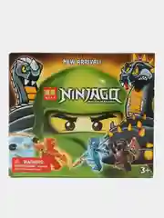 Зеленый коллекция ниндзяги "NinjaGo" в асс. собери свою армию 8 видов/цветов
