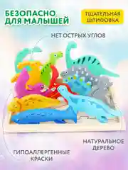 Пазл для малышей Brauberg Kids, 665252, деревянный Монтессори от 3 лет, сортер головоломка