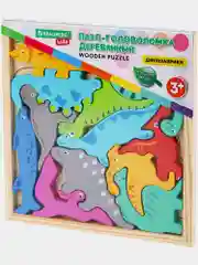 Пазл для малышей Brauberg Kids, 665252, деревянный Монтессори от 3 лет, сортер головоломка
