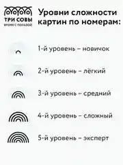 Картина по номерам на холсте ТРИ СОВЫ "Друзья", 40х50 см, с акриловыми красками и кистями
