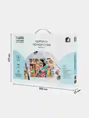 Картина по номерам на холсте ТРИ СОВЫ "Wow. Comics", 40х50 см, с красками и кистями