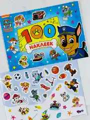 Наклейки Альбом 100 наклеек Щенячий патруль Щенки 8стр PAW PATROL собака герои из мультика