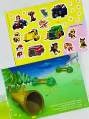 Наклейки Альбом 100 наклеек Щенячий патруль Щенки 8стр PAW PATROL собака герои из мультика