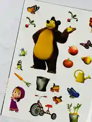 Многоразовые наклейки для малышей В гостях Маша и Медведь игра любимые герои из мультиков