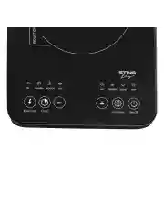 Черный электрическая индукционная безимпульсная плитка STINGRAY ST-HP3508A темное серебро