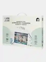 Алмазная мозаика Три совы "Парусники", холст на деревянном подрамнике, 30х40 см