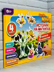 Развивающая детская игра на магнитах для малышей Пчелка майя насекомые герои из мультика