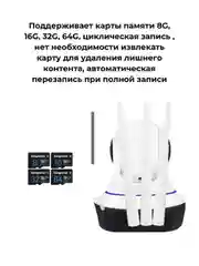 Беспроводная Wi-fi камера видеонаблюдения, видеоняня