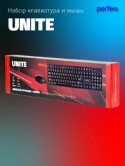 Perfeo беспроводной набор "UNITE": клавиатура, оптическая мышь, 4 кнопки