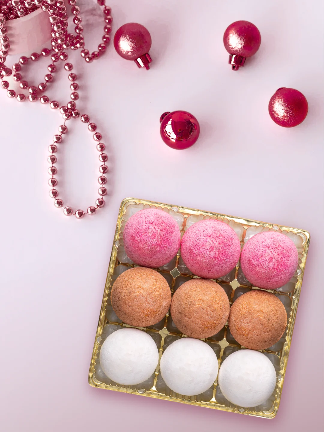 Белый подарочный набор бомбочек для ванн Candy Bath Bar, 360 г Подарок на новый год подруге маме