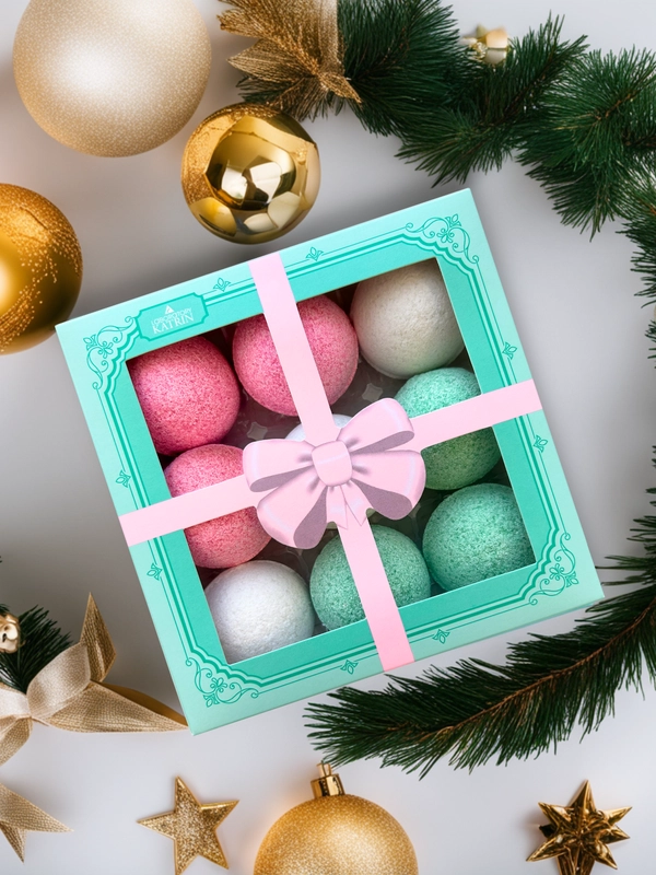 Подарочный набор бомбочек для ванн Candy Bath Bar, 360 г Подарок на новый год подруге маме