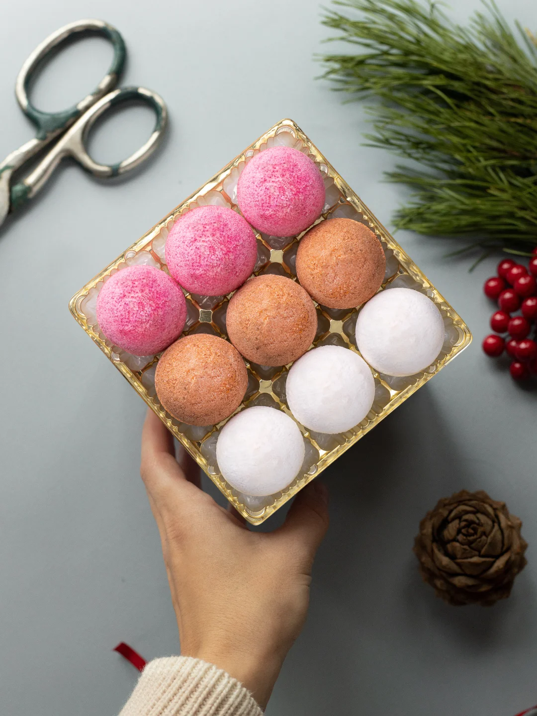 Слоновая кость подарочный набор бомбочек для ванн Candy Bath Bar, 360 г Подарок на новый год подруге маме
