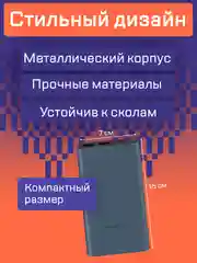 Темно-синий внешний аккумулятор Xiaomi Power Bank 3 10000 mah 22.5W 2022, PB100DZM