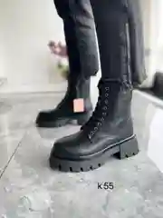 Черный женские ботинки, зимние, натуральная шерсть