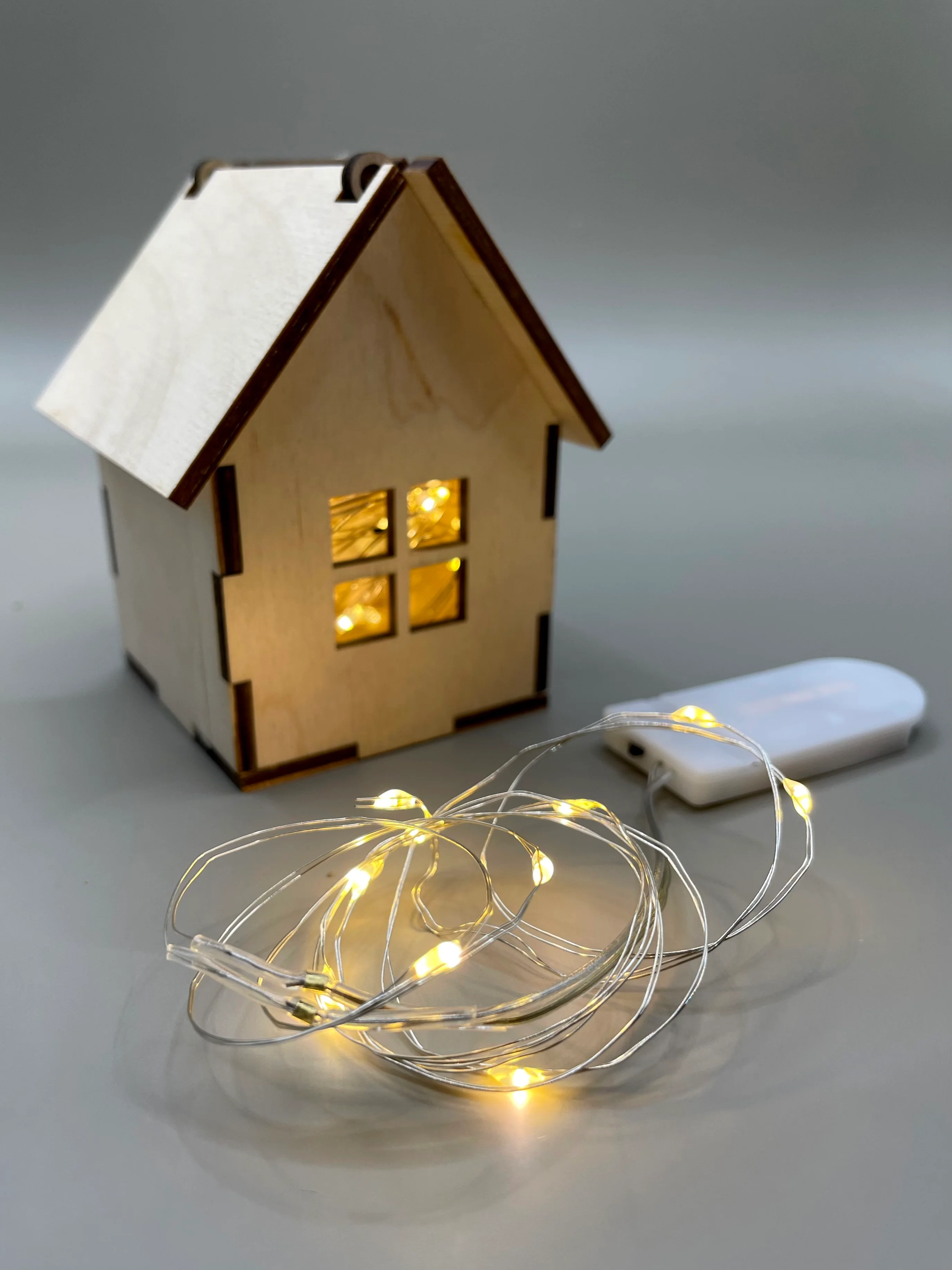 Желтый гирлянда на батарейках и USB, светодиодная роса лента на Новый год