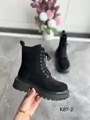 Угольный женские ботинки, зимние, натуральная шерсть