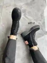 Угольный женские ботинки, зимние, натуральная шерсть