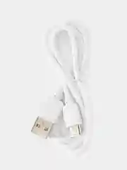USB-кабель, Type-C, силикон, 1.0 м, круглый, белый