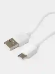USB-кабель, Type-C, силикон, 1.0 м, круглый, белый