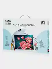 Картина по номерам на холсте ТРИ СОВЫ "Яблоневый цвет", 30х40 см, с красками и кистями