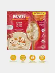 Каша овсяная MATTI моментального приготовления, Изюм и орехи, 15 штук по 40 г