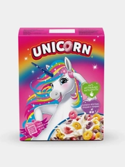 Готовый завтрак UNICORN Радужные колечки с фруктовым вкусом, 195 г