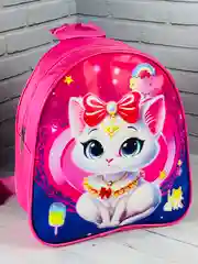 Рюкзак дошкольный на молнии Кошечка котенок кошка сумка девочке для сменной обуви садика