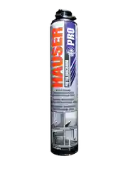 Профессиональная Монтажная Пена Всесезонная HAUSER PRO, БОЛЬШОЙ объем
