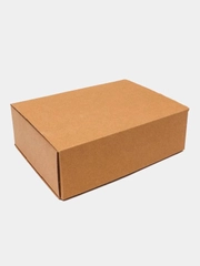 Крафт коробка подарочная самосборная 24*19*9 см