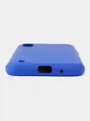 Синий чехол для Samsung A01, силиконовый
