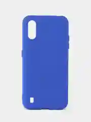Синий чехол для Samsung A01, силиконовый