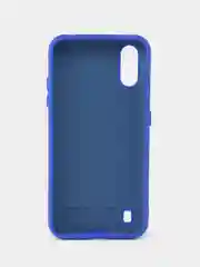 Синий чехол для Samsung A01, силиконовый