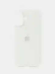 Белый чехол силиконовый для iphone 16, 16pro, 16promax