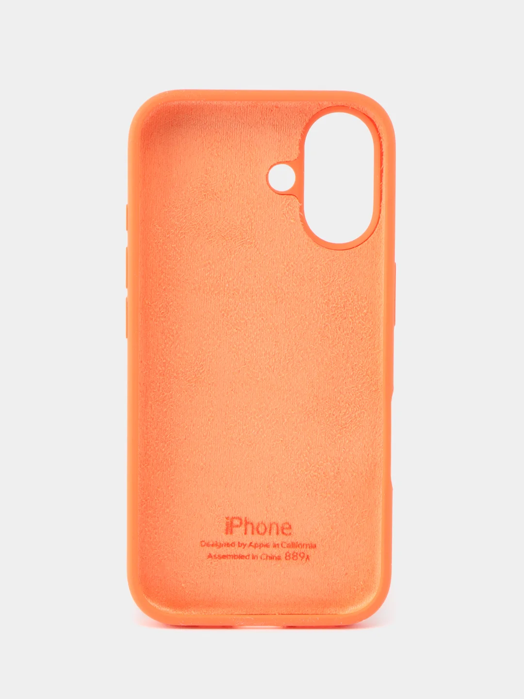 Оранжевый чехол силиконовый для iphone 16, 16pro, 16promax