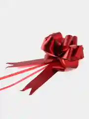 Алый бант для упаковки подарков / Подарочный бант