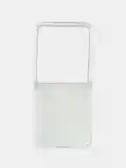 Тёмно-коричневый чехол на Xiaomi Mix Flip / Сяоми Микс Флип прозрачный, с принтом, защита камеры