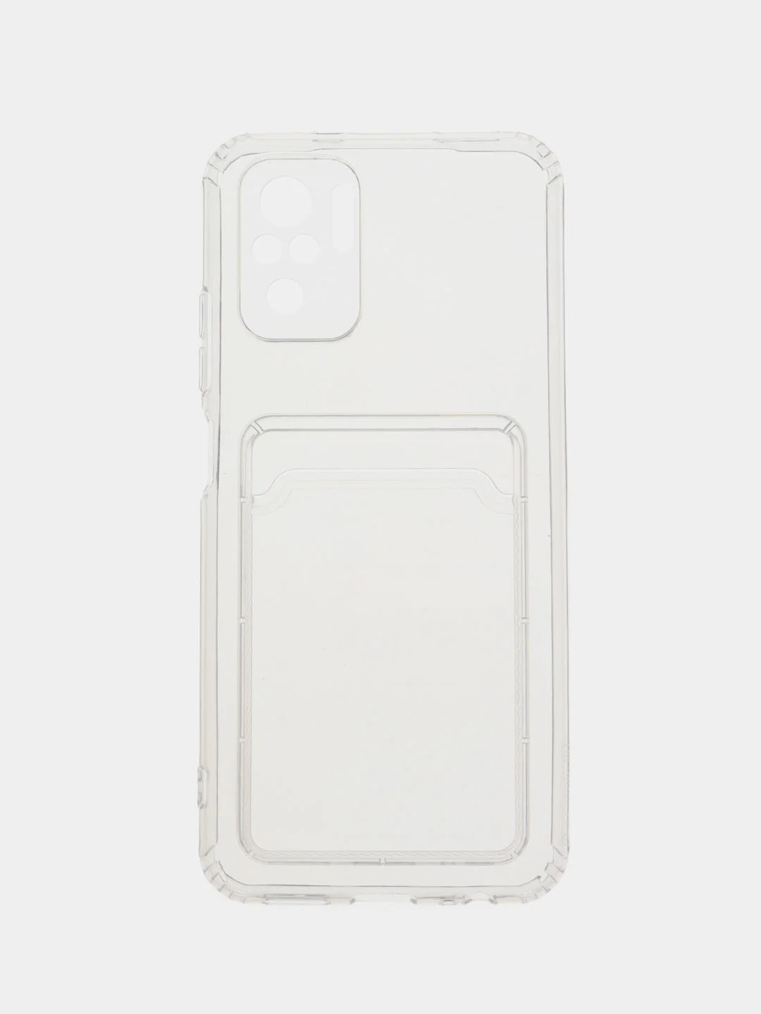 Марсала чехол противоударный Xiaomi Redmi Note 10, 10S, Poco M5s, прозрачный, с карманом для карты