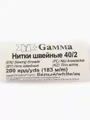 Швейные нитки (полиэстер) 40/2 183 м  4 шт. цвет белый