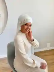 Карамельный украшение на мусульманский платок веточка на Никах