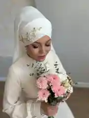 Карамельный украшение на мусульманский платок веточка на Никах