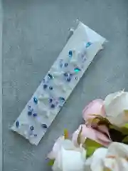 Синий украшение на мусульманский платок веточка на Никах